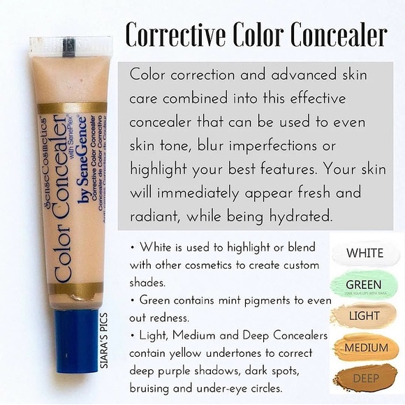 Senegence Corrective Color Concealer Medium NEW Paraben Cruelty-Free Made in USA - Picture 5 of 5